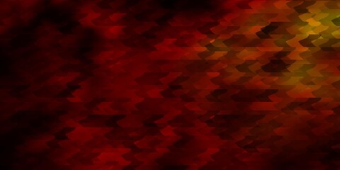 Light Red, Yellow vector pattern in square style.