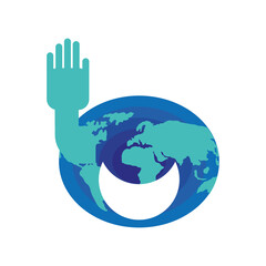 global hello hand