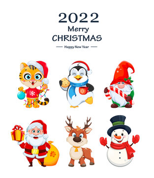 Cute cartoon characters for holidays.