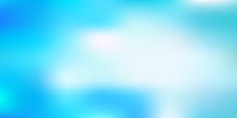 Fototapeta premium Light blue vector blur drawing.