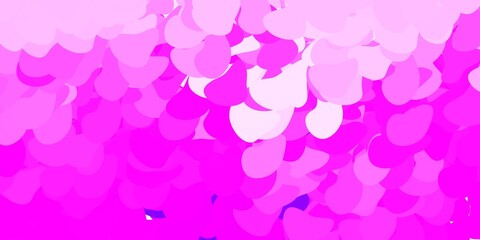 Light purple vector background with random forms.