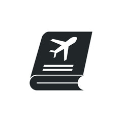 Travel_book vector icon illustration sign