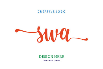 SWA lettering logo is simple, easy to understand and authoritative