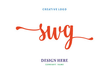 SWG lettering logo is simple, easy to understand and authoritative