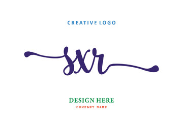 SXR lettering logo is simple, easy to understand and authoritative