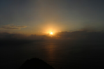 sunrise over the sea