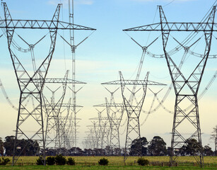 powerlines carry electricity to suburbia in Victoria .jpg