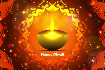 Happy Diwali sale poster. Happy Diwali textured. Happy Diwali vector illustration. Happy Diwali sale banner layout design. Happy Diwali background. Happy Diwali light. Happy Diwali sale post