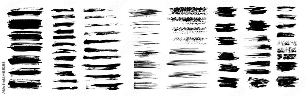 Aufkleber grunge texture stencil with splashes. ink brush stroke, art compositions. very detailed collection, 