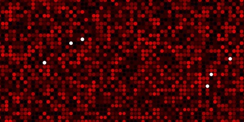 Dark Orange vector backdrop with circles.