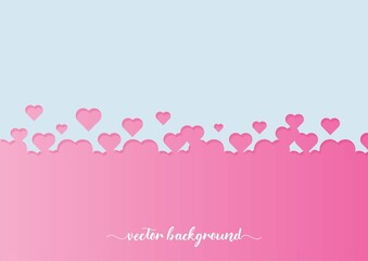 Obraz na płótnie Canvas greeting card with love vector background