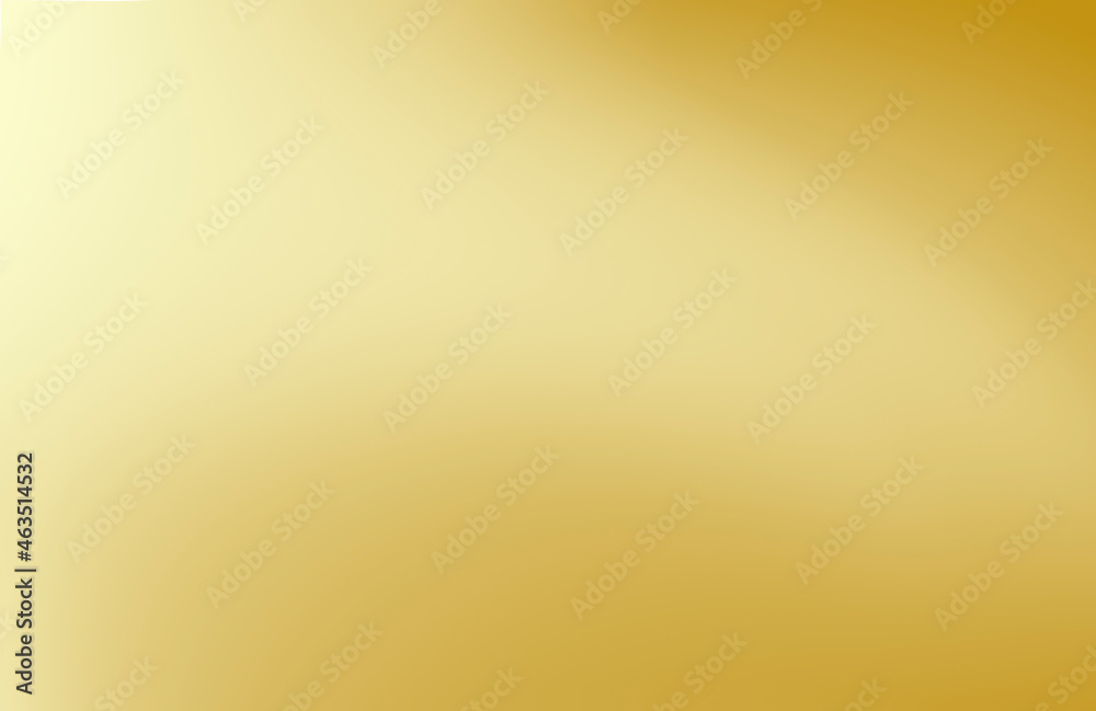 Fototapete gold gradient blurred background with soft glowing backdrop, background texture for design