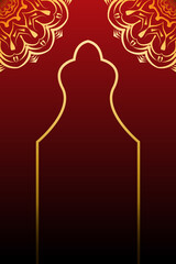Islamic background, Islamic sale poster. Islamic textured. Islamic vector illustration. Islamic sale banner layout design. Islamic background sale post. Islamic post banner. Eid mobarak Mahe moharram