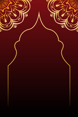 Islamic background, Islamic sale poster. Islamic textured. Islamic vector illustration. Islamic sale banner layout design. Islamic background sale post. Islamic post banner. Eid mobarak Mahe moharram