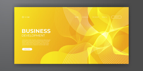 Trendy abstract background for your landing page design. Trendy abstract design template. Dynamic gradient for landing pages, covers, brochures, flyers, presentations, banners. Vector illustration.