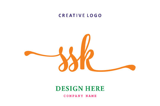 SSK lettering logo is simple, easy to understand and authoritative