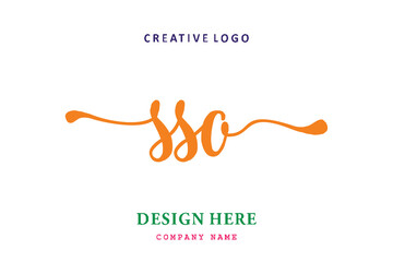 SSO lettering logo is simple, easy to understand and authoritative