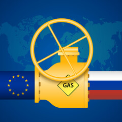 Gas industry, gas transport system, gas relationship between Russia and European Union