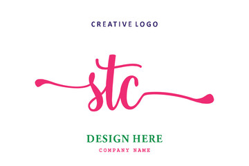 STC lettering logo is simple, easy to understand and authoritative