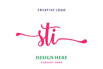 STI lettering logo is simple, easy to understand and authoritative