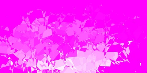 Light pink vector background with random forms.