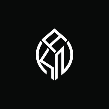 AKN letter logo creative design. AKN unique design
