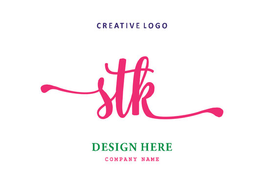 STK lettering logo is simple, easy to understand and authoritative