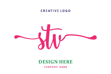 STV lettering logo is simple, easy to understand and authoritative