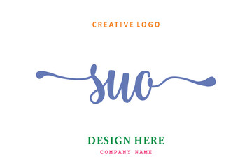 SUO lettering logo is simple, easy to understand and authoritative