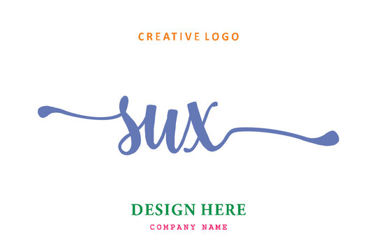 SUX lettering logo is simple, easy to understand and authoritative