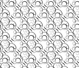 Abstract seamless pattern, minimal geometric background, repeating geometric pattern, graphic modern pattern, black and white pattern background