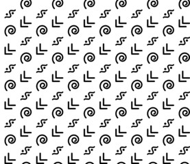 Abstract seamless pattern, minimal geometric background, repeating geometric pattern, graphic modern pattern, black and white pattern background