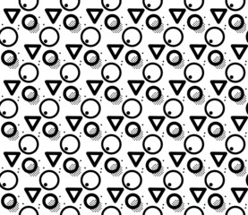 Abstract seamless pattern, minimal geometric background, repeating geometric pattern, graphic modern pattern, black and white pattern background