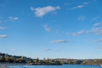 clouds over the river