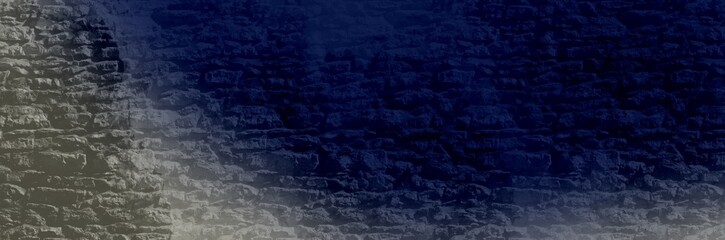 Abstract background painting art with grunge blue and grey paint brush for presentation, website, halloween poster, wall decoration, or t-shirt design.