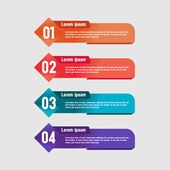 Banner design element infographic decoration