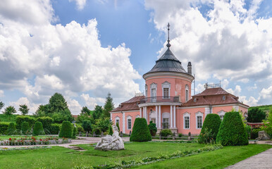 Fototapeta na wymiar Chinese palace in the Zolochiv Castle in Ukraine