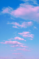 pink clouds, sky background