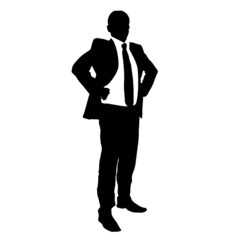 businessman person suit male silhouette 