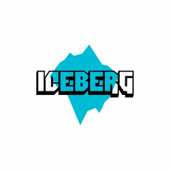 Ice berg Logo Template vector symbol nature