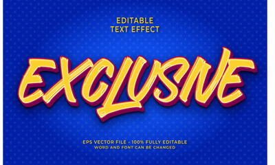 EXCLUSIVE editable text effect