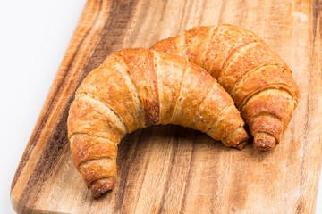 Fresh baked croissants