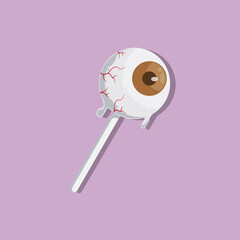 Cute Halloween Candy with Eye Style