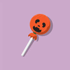 Cute Halloween Candy with Pumpkin Style
