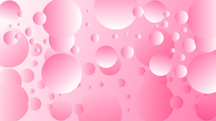 pink background with bubbles