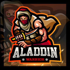 Fototapeta na wymiar Aladdin mascot. esport logo design