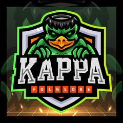 Fototapeta na wymiar Kappa mascot. esport logo design