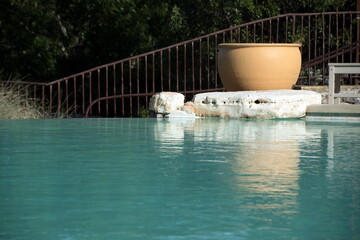 Infinity Pool in hills near Lake Travis