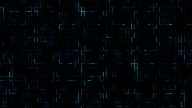 Neon lines in motion digital lines loop animated background