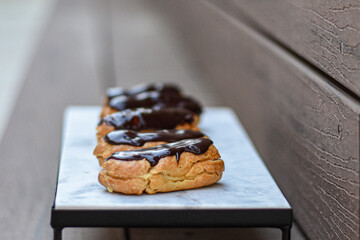 Chocolate Custard Éclair